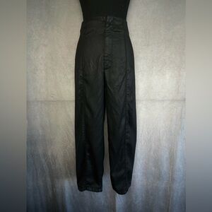 Black high waisted tapered trousers size xs